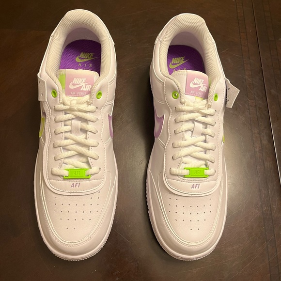 New Nike Air Force 1 Shadow Multicolor Sneaker Shoes Size US 12 W / 10.5 M - Picture 5 of 12